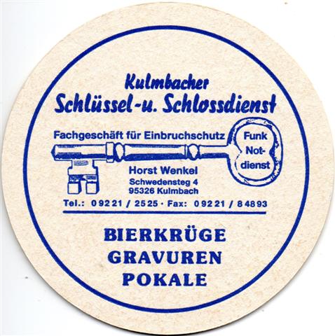 kulmbach ku-by kommun 2105 5b (rund-schlssel u schlossdienst-blau)